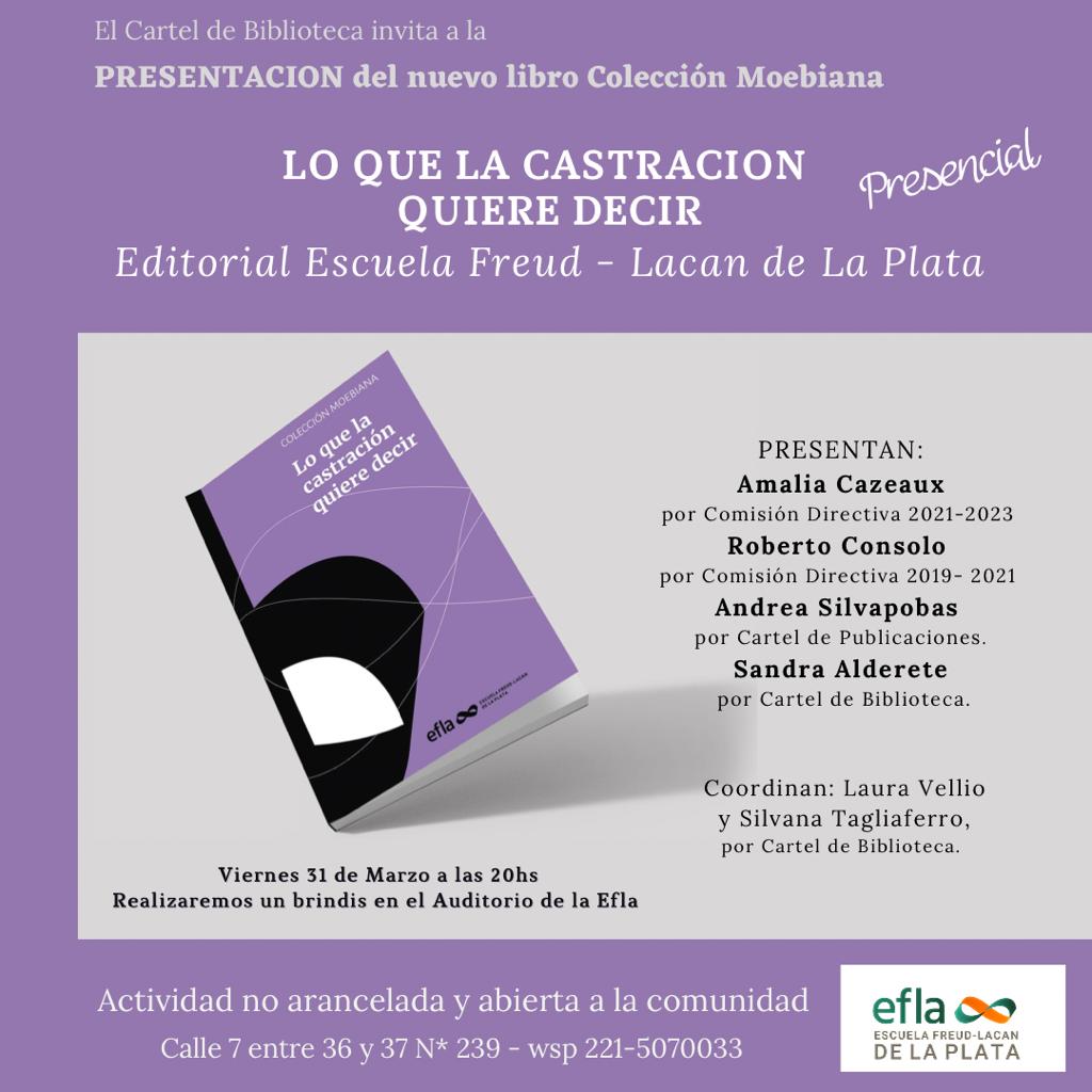 Flyer Presentacion Libro Colección Moebiana