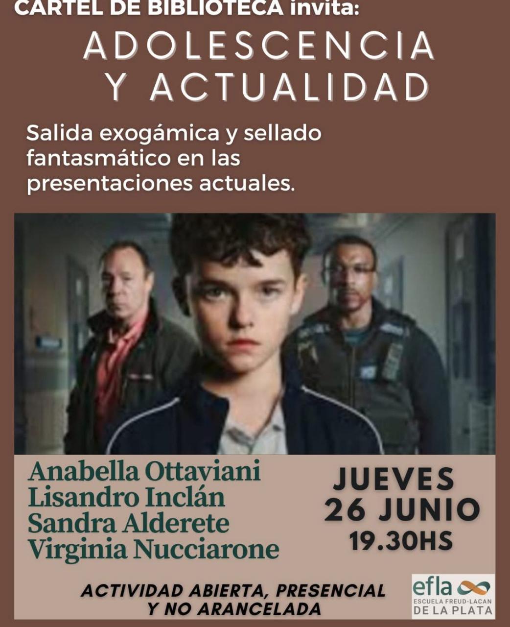 Flyer Serie Adolescencia