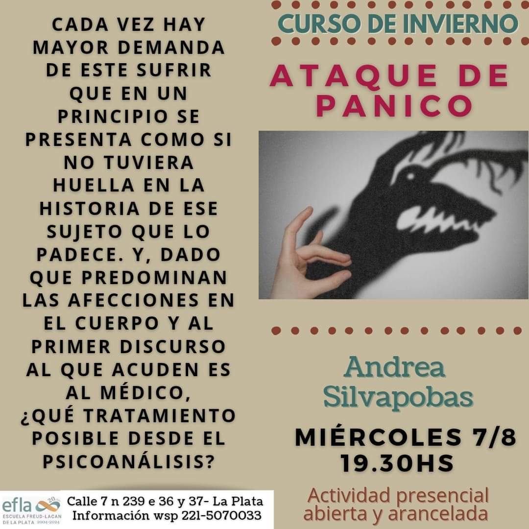 Flyer ataque de panico